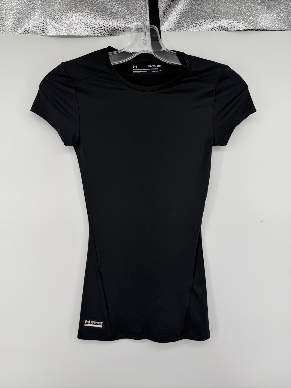 Under Armour Athleisure Gorpcore Gym SportycoreHeatGear Compression TopBlack XS